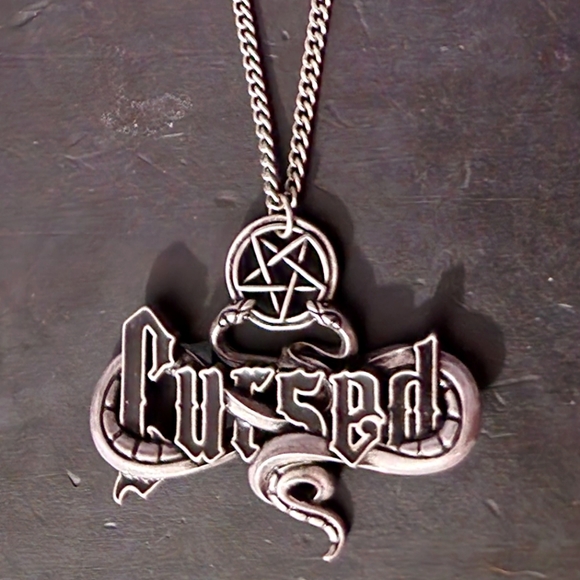 Killstar Cursed Serpent Pentagram Necklace - 16" - Picture 4 of 6